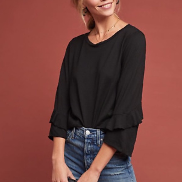 Anthropologie Tops - Anthropologie T. La black Chelsea long sleeve
